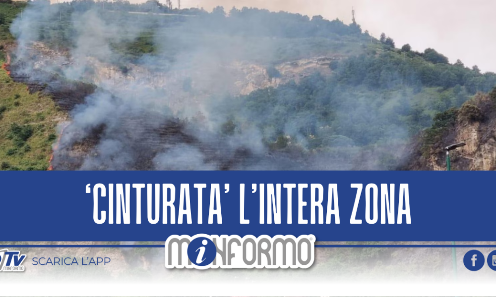 Non Si Spegne L Incendio Sulla Collina Dei Camaldoli In Arrivo Terzo